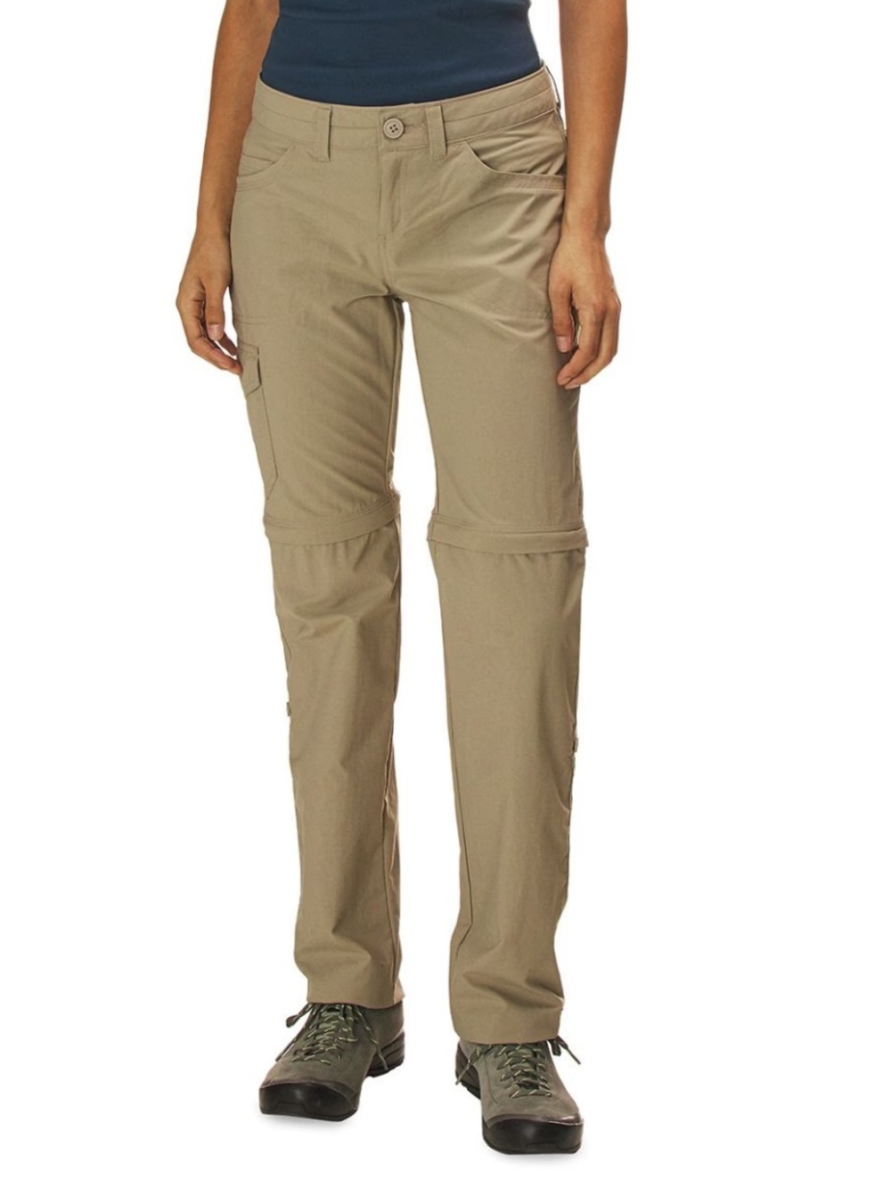 Mountain Hardwear Miranda Tan Convertible Hiking Pants Size 2 / 34 UPF 50 in EUC